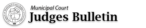Municipal Court Judges Bulletin Logo